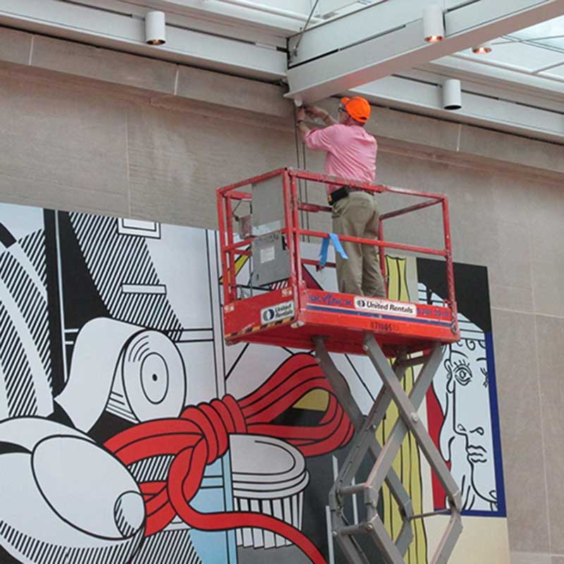 Roy Lichtenstein, Greene Street Mural at the U.S. Diplomacy Center: FAPE, Art Installation Design